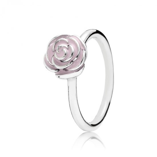 Rose silver ring with pink enamel 190905EN40 Anillos PANDORA - Haga click en la imagen para cerrar