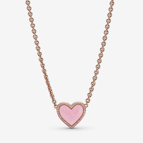 Collar Collier PANDORA Pink Swirl Heart - 389279C01