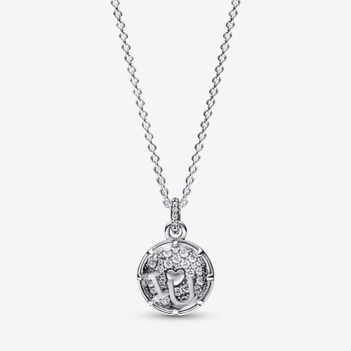 Collar colgante de plata esterlina Pandora I love u - 392599C01