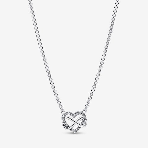Collar Pandora Sparkling Infinity Heart Collier - 392666C01-50
