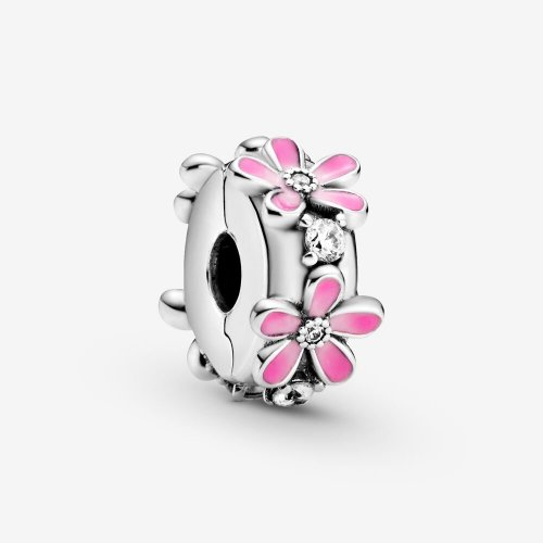 Charms PANDORA Pink Daisy Flower Clip - 798809C01