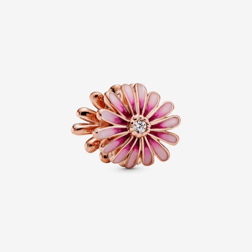 Charm de flor Margarita en rosa PANDORA - 788775C01