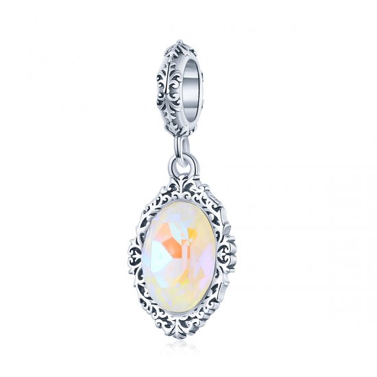 Colgante de espejo mágico plateado estilo Pandora - SCC1815 - Haga click en la imagen para cerrar