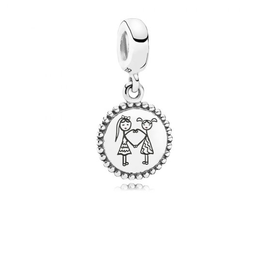 Charm colgante en plata de ley Los mejores PANDORA - Haga click en la imagen para cerrar