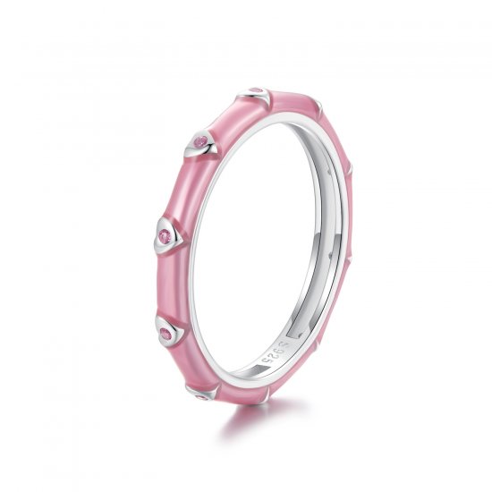 Anillo sencillo con diseño de amor pequeño estilo PANDORA - SCR1056-BR - Haga click en la imagen para cerrar