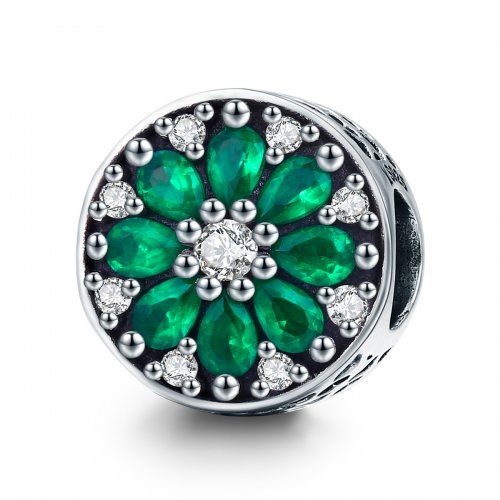 Charm estilo Pandora verde verano - SCC629
