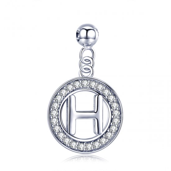 Pandora Estilo Me Deseo Letra-H Dangle - BSP001-H - Haga click en la imagen para cerrar