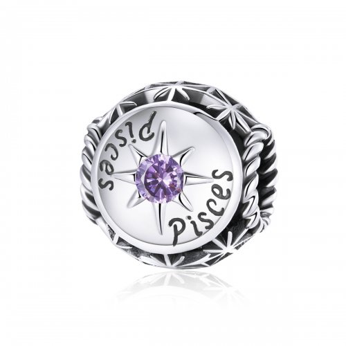 Charm brillante estilo Pandora del signo Piscis - SCC1725-12