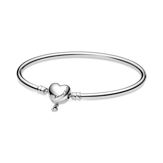 Pulsera Pandora Moments con cierre en forma de corazón infinito - 598891C00 - Haga click en la imagen para cerrar
