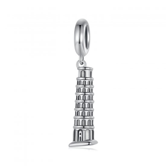 Colgante estilo PANDORA Torre Inclinada de Pisa - SCC2876 - Haga click en la imagen para cerrar