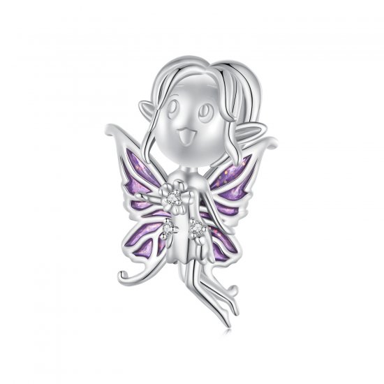 Anillo abierto de estilo Pandora con diseño sencillo de loto - SCR821-B - Haga click en la imagen para cerrar