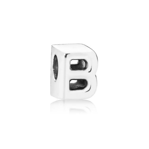Charm en plata de ley Letra B - PANDORA