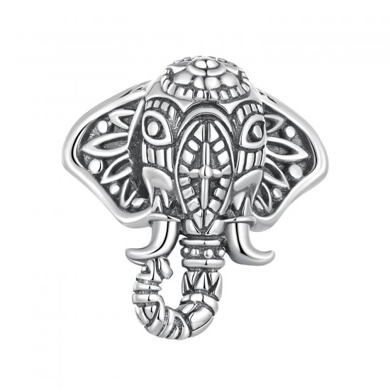 Charm estilo Pandora del Dios Elefante - SCC2477 - Haga click en la imagen para cerrar