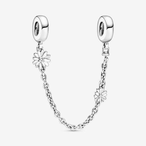 PANDORA Charm de Cadena de Seguridad Flor Margarita - 798764C01