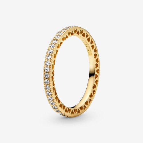 Anillo Pandora Corazones y Brillo - 168655C01
