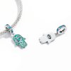 Pulsera estilo Pandora con colgante de Mano de Fátima - BSC593