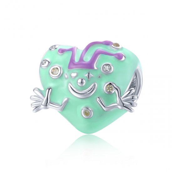 Encanto estilo Pandora de payaso alegre - BSC292 - Haga click en la imagen para cerrar