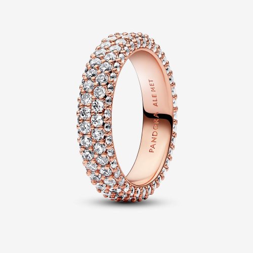 Anillo Pandora Timeless Pavé de Doble Hilera - 182629C01