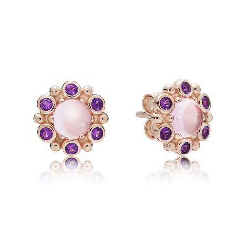 Pendientes Resplandor heráldico PANDORA Rose