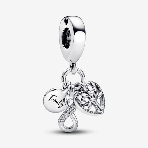 Charm colgante triple infinito de la familia Pandora - 792201C01