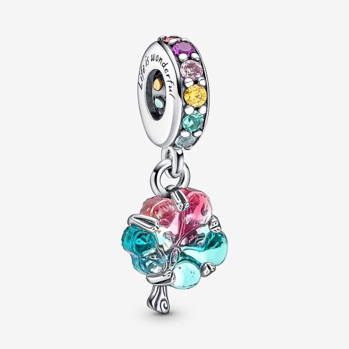 PANDORA Abalorio Colgante de Vidrio Murano Árbol de Unión - 790768C01