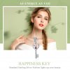 Estilo Pandora Plata El Llavero de la Felicidad Colgante - SCC791