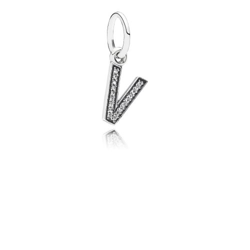 Charm colgante letra V - PANDORA