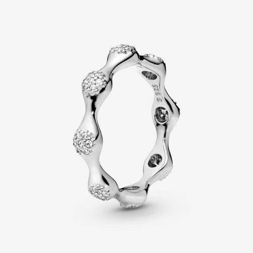 Anillo Pandora en plata de ley Elegante Plata - 197295CZ