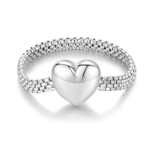 Anillo de cadena de amor estilo Pandora - BSR422