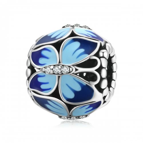 Charm estilo Pandora con mariposa retro - SCC1977