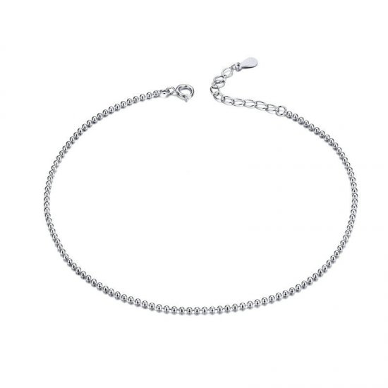 Pulsera de Tobillo de Plata de Estilo Pandora - SCT002 - Haga click en la imagen para cerrar