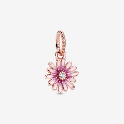 PANDORA Encanto Colgante Flor Margarita Rosa - 788771C01