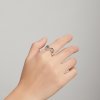 Anillo abierto estilo Pandora con estrellas de la galaxia - SCR710