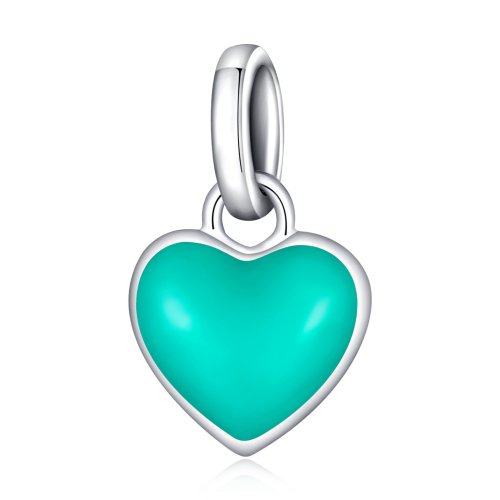 Pandora Estilo Me Lake Green Love Dangle - SCP063-TQ
