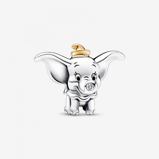 Pandora Disney Charm del centenario de Dumbo - 792748C01 - Haga click en la imagen para cerrar