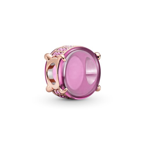 Charm de Cabujón Ovalado Rosa PANDORA - 789309C02