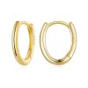 Pendientes ovalados estilo PANDORA - BSE1015-B