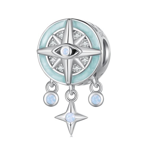 Estos aretes de botón estilo Pandora con 1 quilate de Moissanita - MSE019-L