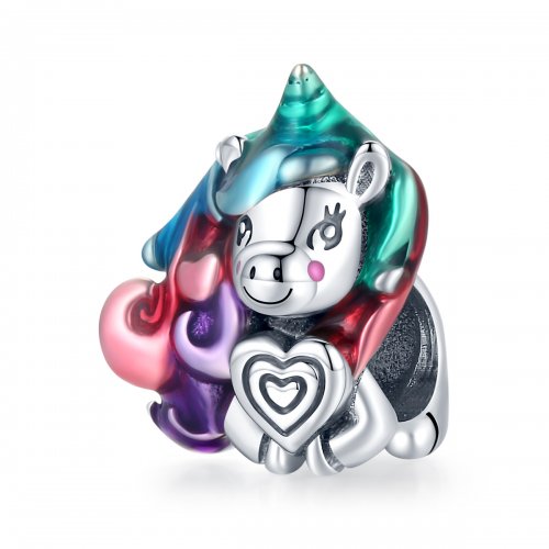 Charm de estilo Pandora con temática de pony fantástico - SCC1919