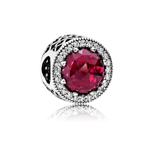 Charm Corazones Radiantes Cereza - PANDORA
