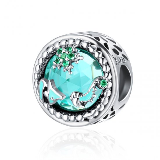 Charm de Estilo Pandora en Plata con Brillantes Estrellas - SCC246 - Haga click en la imagen para cerrar