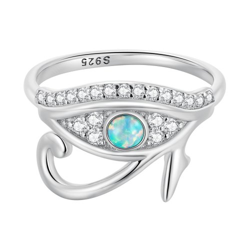 Anillo estilo Pandora con zirconia Ojo de Horus - BSR403