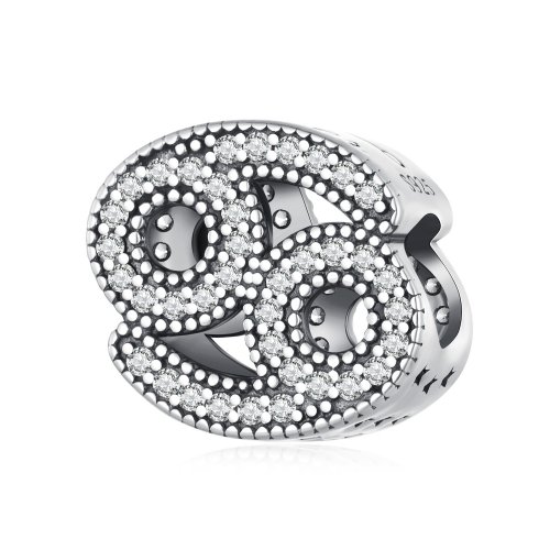 Charm del zodiaco de la suerte estilo Pandora para cáncer - SCC2516-4