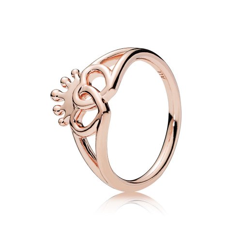 Anillo en PANDORA Rose Corazones Reales Unidos