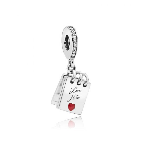 Charm Colgante PANDORA en plata de ley Notas de Amor - 797835CZ - Haga click en la imagen para cerrar