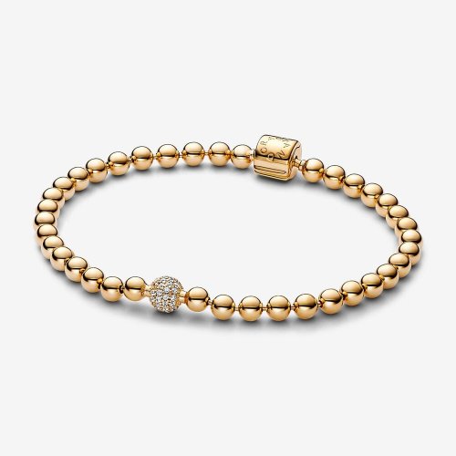Pulsera Cuentas Pandora y Pavé - 568342C01