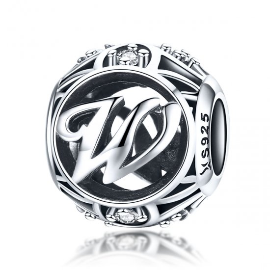 Charm Pandora estilo letra W - SCC738-W - Haga click en la imagen para cerrar