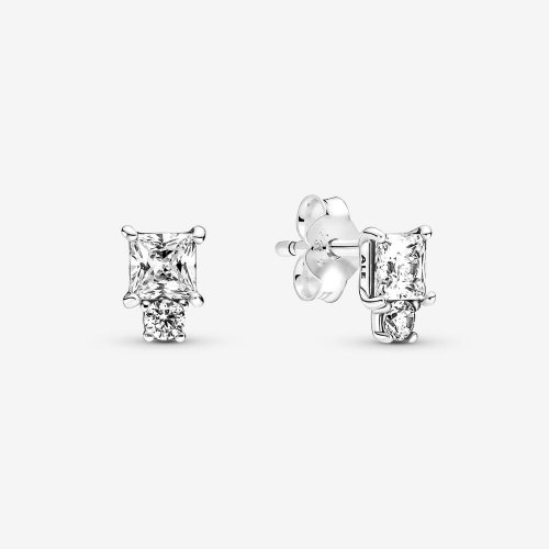 Pendientes PANDORA Brillantes Redondos y Cuadrados - 290036C01