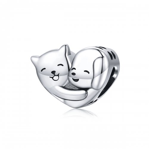 Charm de plata estilo Pandora con diseño de hermano - SCC1856