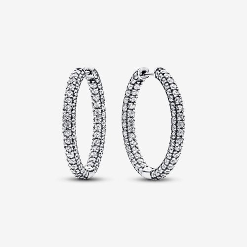 Pendientes de Aro Fila de Pavé de Pandora Timeless - 293016C01